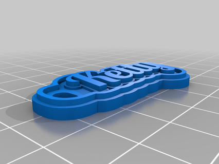 ketty customized keychains 3d print model - Mito3D