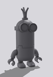 kevin minions l ego minifigure minion despicable toy 3d print model - Mito3D