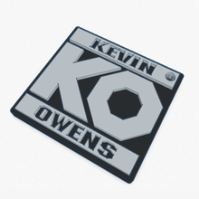 Kevin owens portachiavi chiave anelli wwe nxt wrestling crudo Smack Down guerriero 3d print model - Mito3D