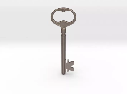 clé clé porte clé porte vieux vieux 3d print model - Mito3D