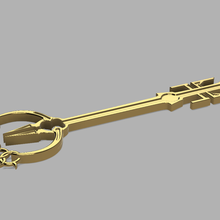 Schlüssel Locke Kunst überall 3d print model - Mito3D