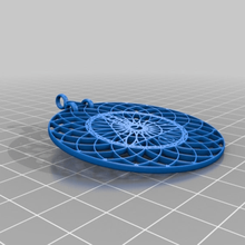 key 21 art jewelry math mathematics necklace pendant 3d print model - Mito3D