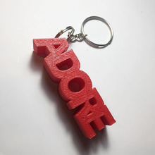 chave adoro moda chaveiro anel acessório arte 3d print model - Mito3D