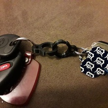 catena chiave di scollegare sorella clip gadget portachiavi staccare keychain 3d print model - Mito3D