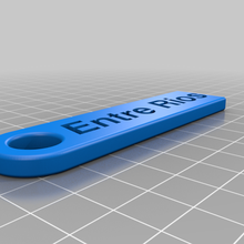 llave cadena entrometido rios Moda personalizado accesorios 3d print model - Mito3D