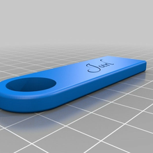 Schlüssel Kette jarl Mode angepasst Zubehör 3d print model - Mito3D