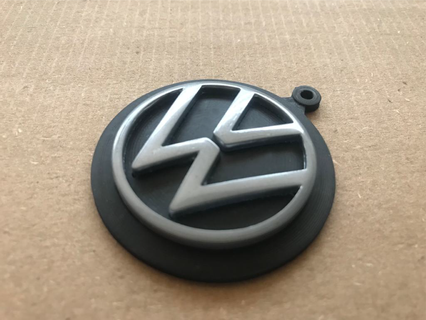 chave anel Volkswagen auto llavero chaveiro Projeto objetivo Scarabajo chaves 3d print model - Mito3D