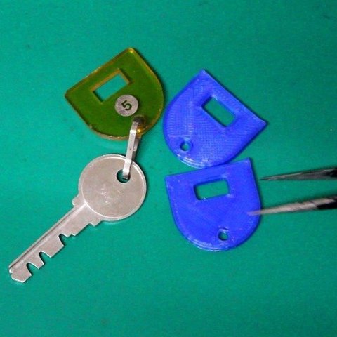key chain organizer replacement part home organization keychain holder keychains 3D print model - Mito3D
