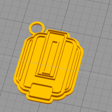 key chain overwatch bastion ring home 3d print model - Mito3D
