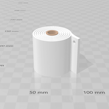 key chain toilet paper home ring hygienic cororavirus pendemic coronatime hygiene 3d print model - Mito3D