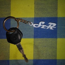 key chain yamaha szr bike jewelry keychain keychains 3d print model - Mito3D