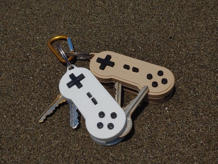 key controller keychain keychains gaming tools gadget unique 3d print model - Mito3D