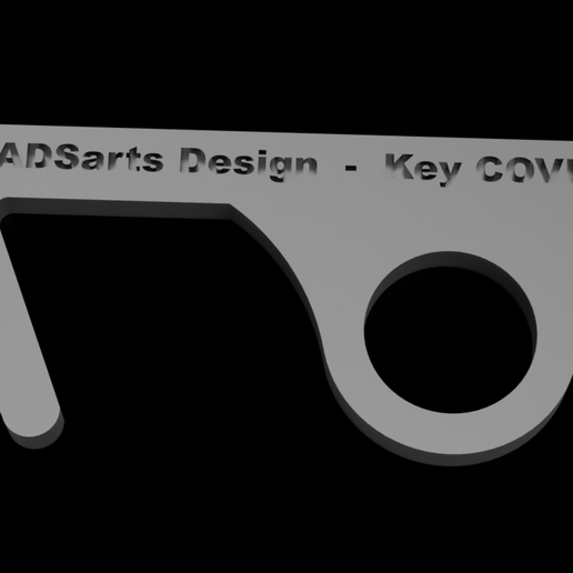 key covid - 19 covid-19 3D print model - Mito3D