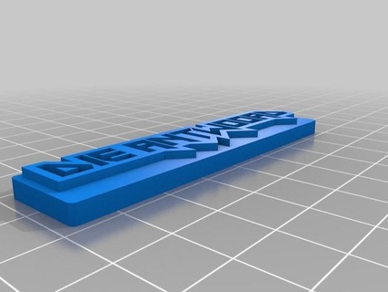 key dieantwoord rock 3d print model - Mito3D