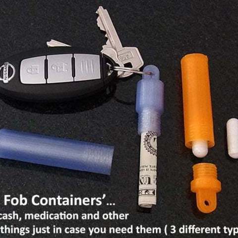 key fob containers jewelry keychains useful travel tablet secure screw top safety safe present practical portable pills pill notes mount mother& money medieval medicine medication holder medical keyring keyfob keychain hidden health gift s day 039 father& everyday emergency container compartment cash capsule birthday accessory 3D print model - Mito3D