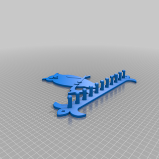 Schlüssel Aufhänger Schlüsselbund Mantel Gestell Organisation 3d print model - Mito3D