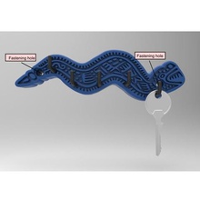 détenteur de la clé maison le serpent inca 3d print model - Mito3D