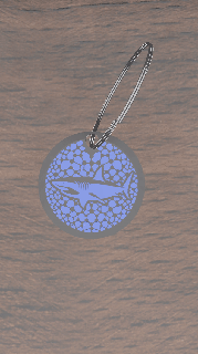 llave soporte llavero tiburón hogar casa anillo animal 3d print model - Mito3D