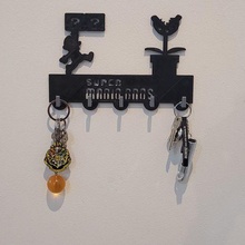 key holder mario house wall 3d print model - Mito3D