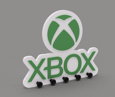 clé titulaire soutien Xbox porte clés Jeu 3d print model - Mito3D