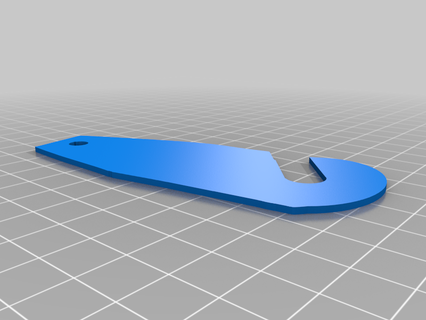 llave gancho llaveros 3d print model - Mito3D