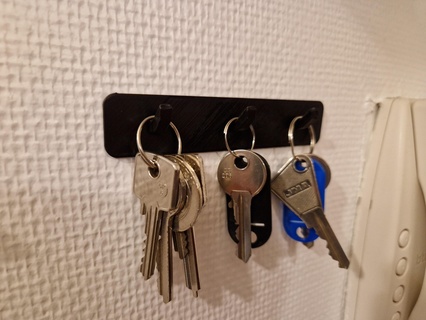 key hook Home hook keys key ring key key support input  3d print model - Mito3D