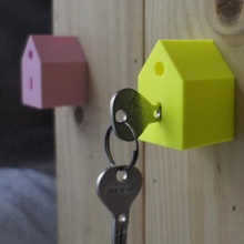 clave de la casa keyholder 3d print model - Mito3D