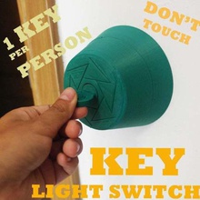 key light switch anonimoconhache donttouch keylightswitch office 3d print model - Mito3D