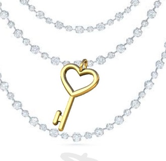 key pendent Jewelry key jewelry pendent  3d print model - Mito3D