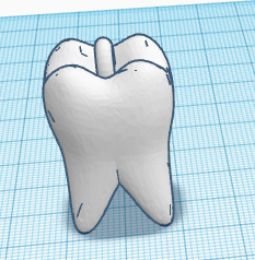 llave anillo llavero molienda rueda molar diente 3d print model - Mito3D