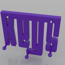 anillo de claves art 3d print model - Mito3D