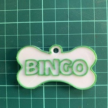 key ring keys name mascot dog cat 3d print model - Mito3D