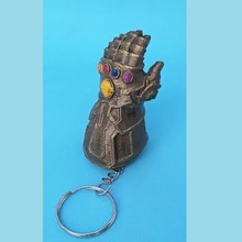 key ring - glove infinity thanos gauntlet avengers marvel infinite popular 3d print model - Mito3D
