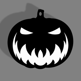 chiave squillare zucca Jack pendente lanterna portachiavi torcia elettrica Halloween bambino 3d print model - Mito3D