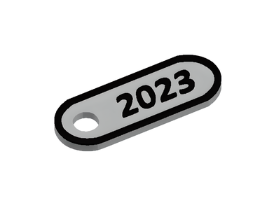 anahtar yüzük 2023 3d print model - Mito3D