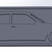 key ring 205 car 3d print model - Mito3D