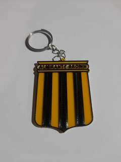 key ring admiral brown keychain almiratne brown soccer  3d print model - Mito3D
