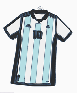 key ring argentina keychain soccer futball afa fashion accessories 3d print model - Mito3D