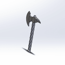anel chave do machado jóias viking 3d print model - Mito3D