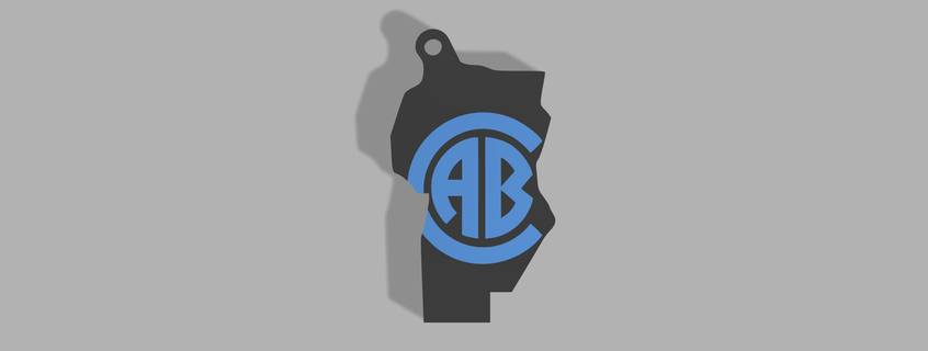 key ring club atletico belgrano Various keychain cab pirate cordoba argentina 3d print model - Mito3D