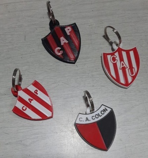 llave anillo clubs argentina colon uni patronato Paraná llavero fútbol Papa Noel fe Unión tablero fideicomisarios 3d print model - Mito3D