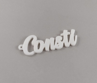 chave anel consti Constanza chaveiro pingente gadget jóia deco criança 3d print model - Mito3D