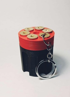 clé bague récipient pot ballon bouteille verre armes feu jouet porte clés 3d print model - Mito3D