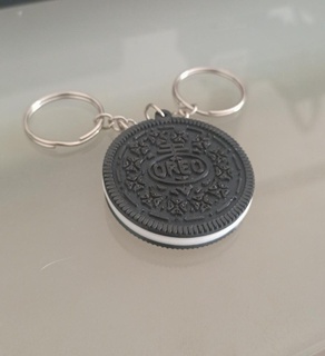 key ring cookie keychain couple family love 3d print model - Mito3D