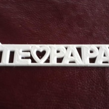 anel chave decoração para o dia do pai saudações feliz a casa sharp cookie cortador stl design papai topper 3d print model - Mito3D