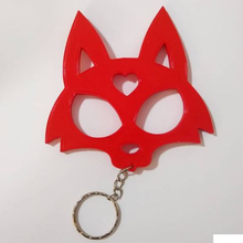 key ring defense fox 3d print model - Mito3D