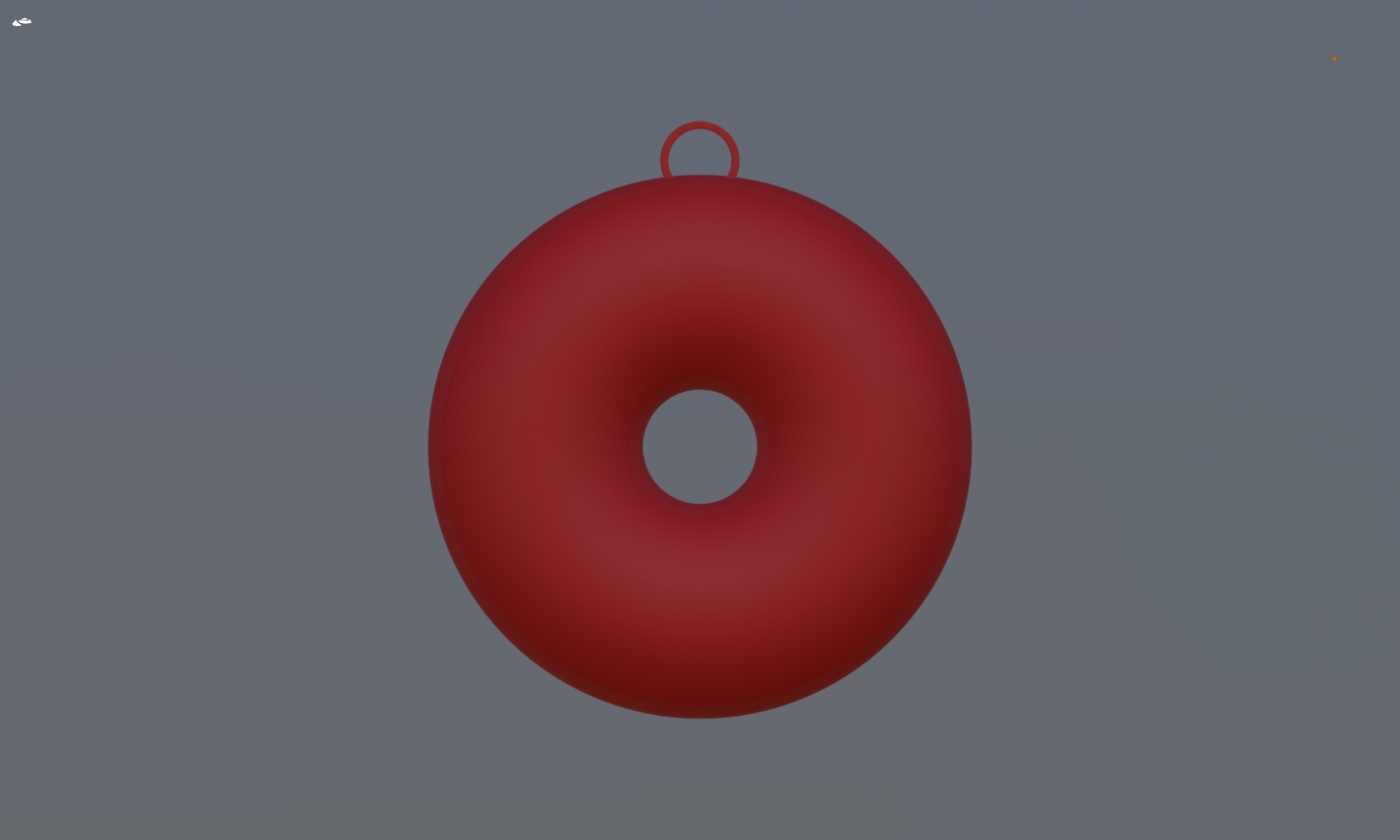 Schlüssel Ring Donuts 3D print model - Mito3D