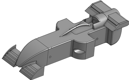 anahtar yüzük f1 kapı araba 3d print model - Mito3D
