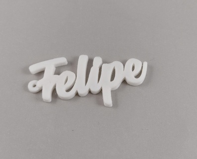 anahtar yüzük Felipe anahtarlık isim kolye gadget mücevher deko çocuk 3d print model - Mito3D