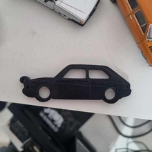 key ring fiat 147 auto 3d print model - Mito3D